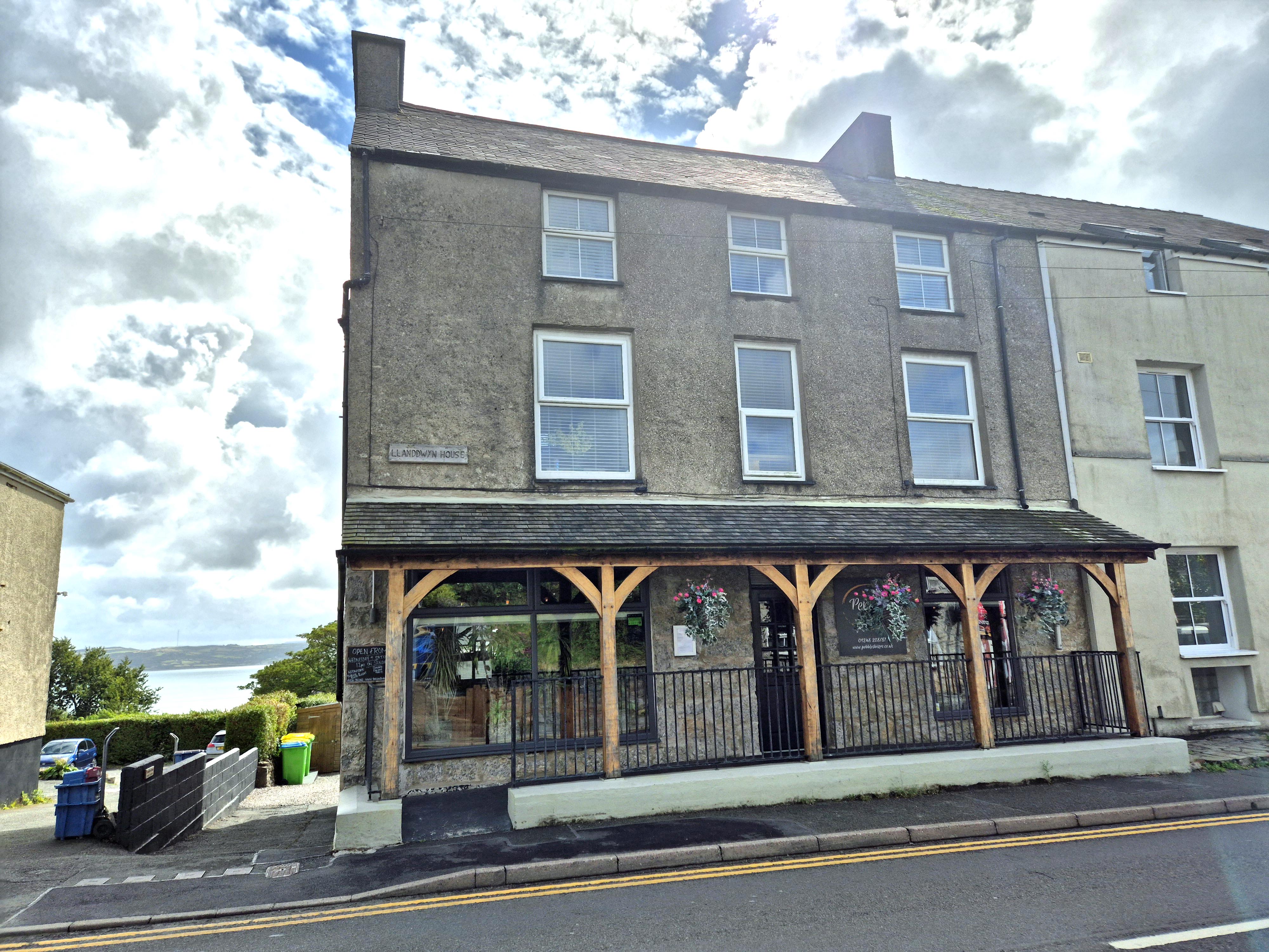 Established bistro and five holiday apartments for sale in Anglesey seaside village