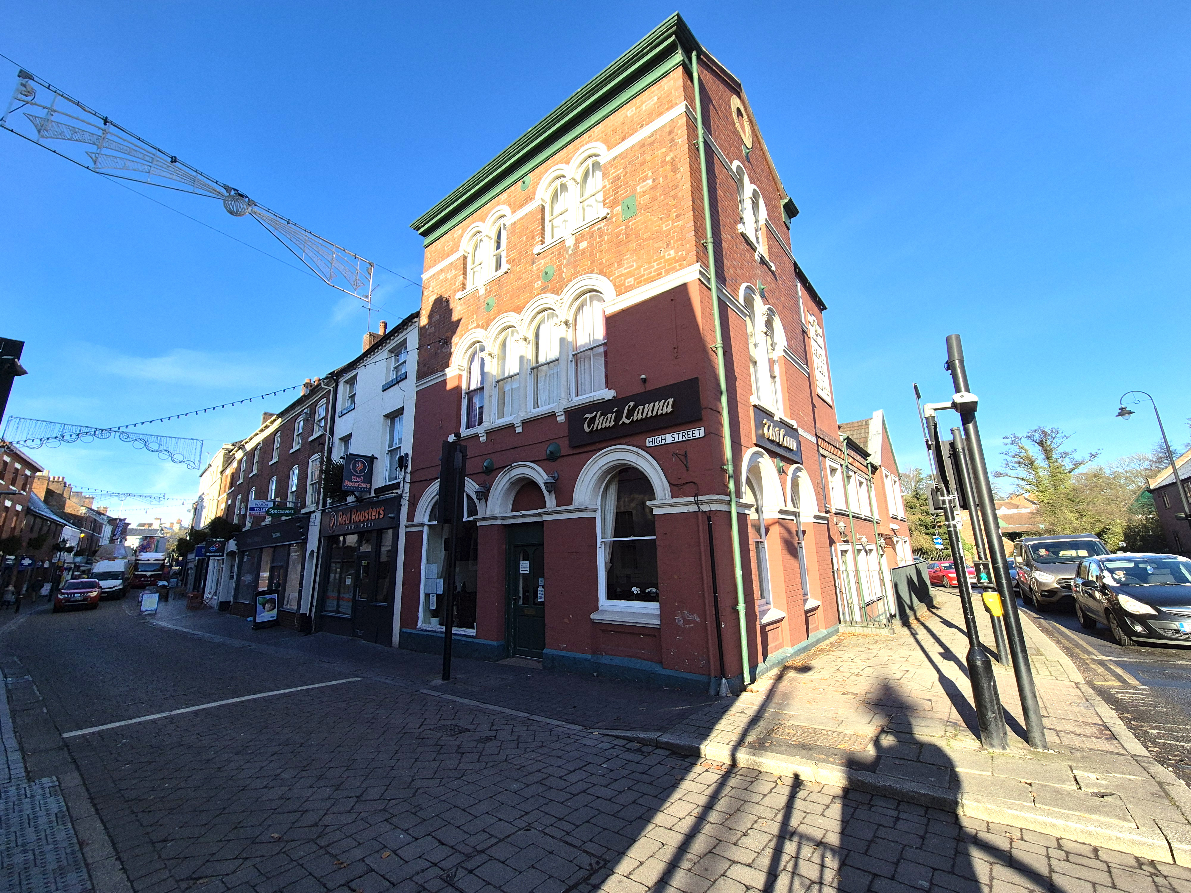 Restaurant in Staffordshire town centre let by Sidney Phillips