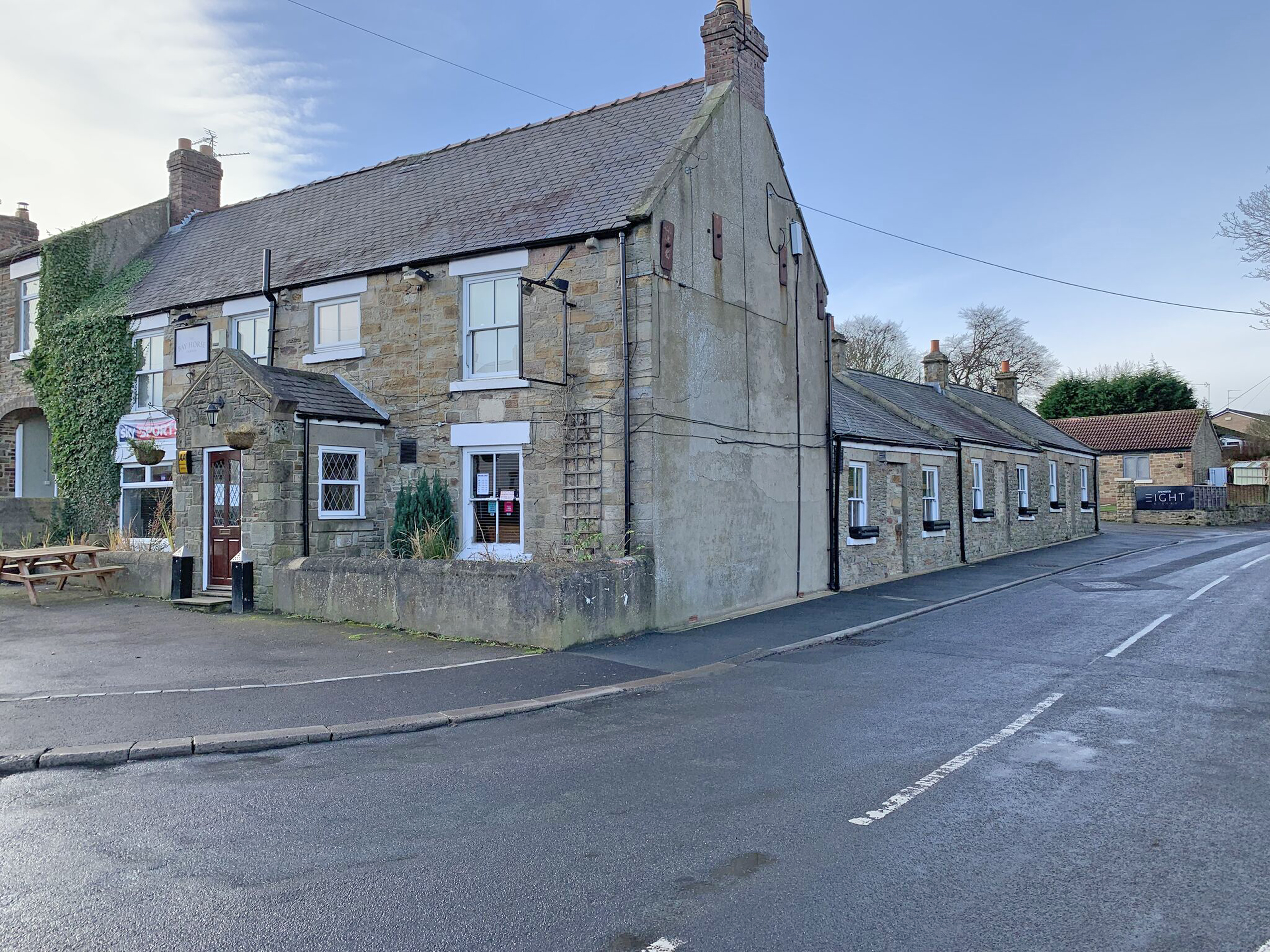 Pub with letting rooms leased to existing operators