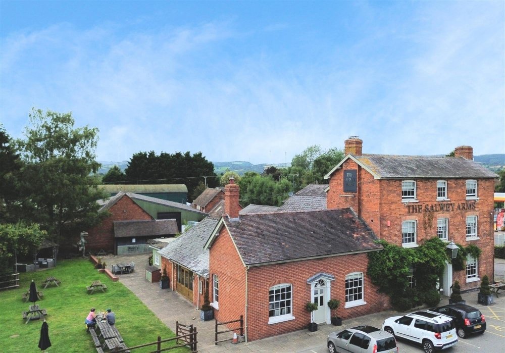 SHROPSHIRE/HEREFORDSHIRE/WORCESTERSHIRE BORDER - LANDMARK/CROSSROADS POSITION